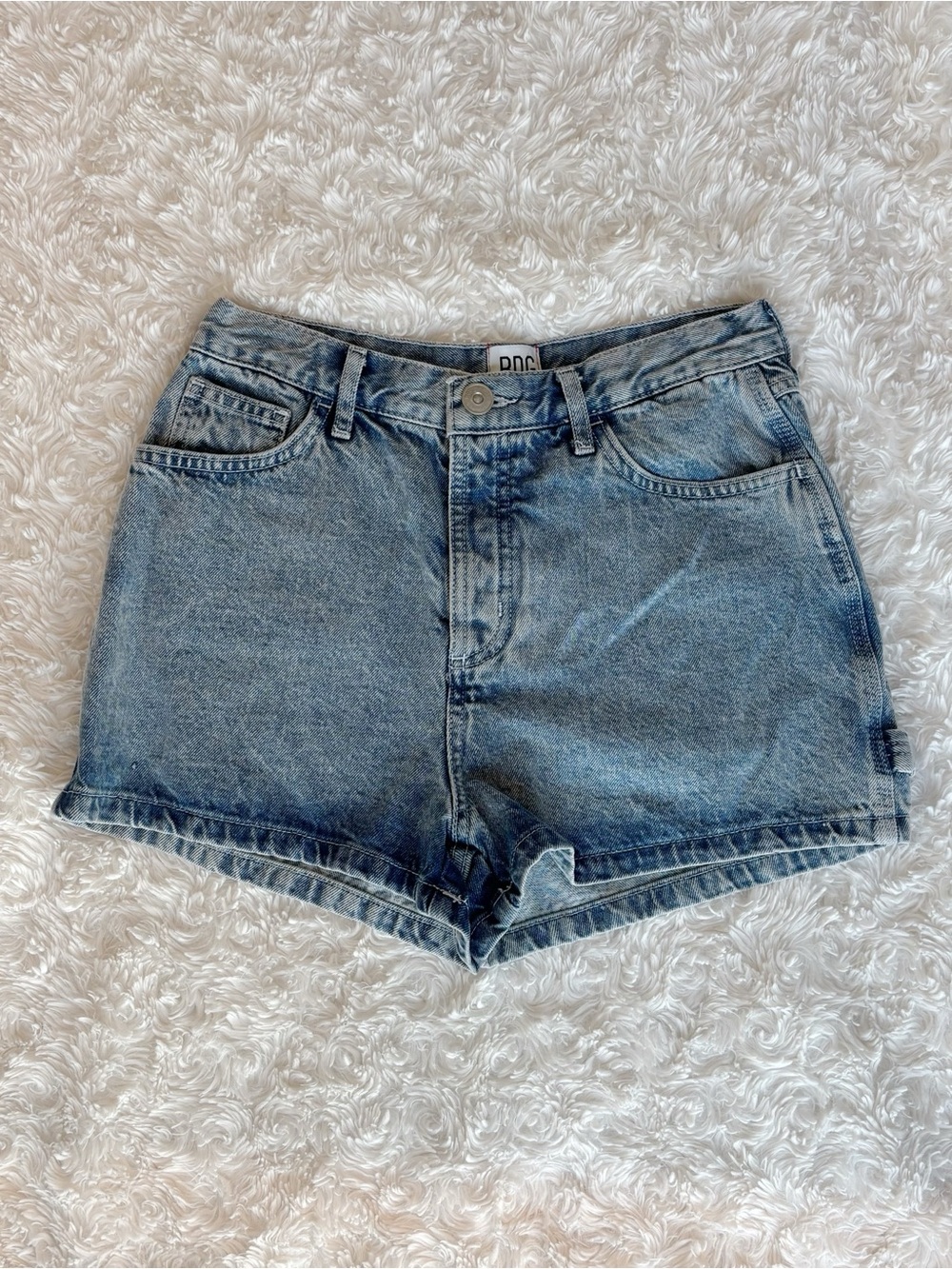 BDG blue denim shorts (Urban Outfitters)